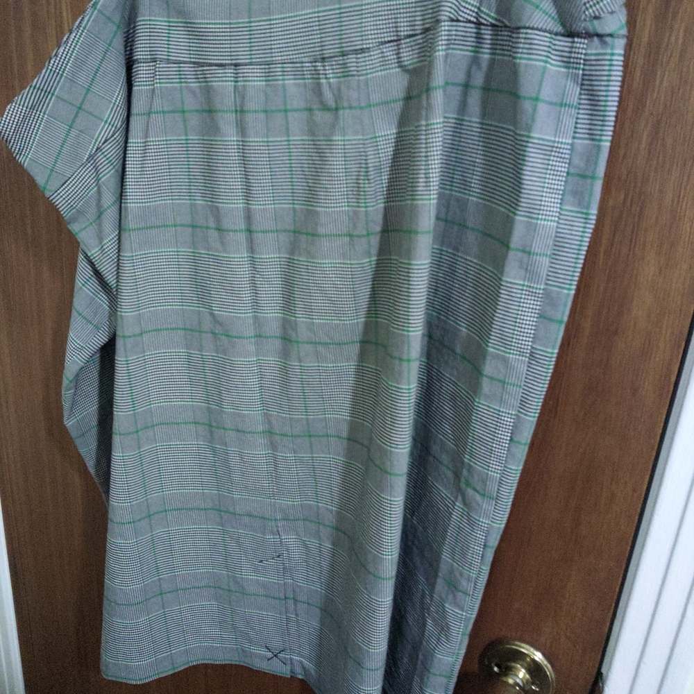 Plaid Gray and Green Women's Skirt